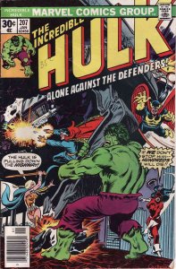 Incredible Hulk, The #207 FN ; Marvel | Len Wein Defenders
