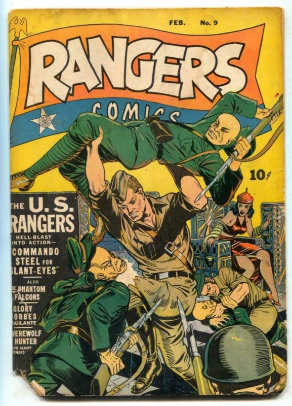 Rangers #9 1942- US RANGERS- decapitation G