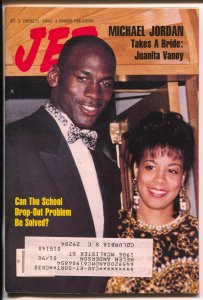 Jet 10/9/1989-Johnson Pub-Michael Jordan-pix-info-African Americans-VG