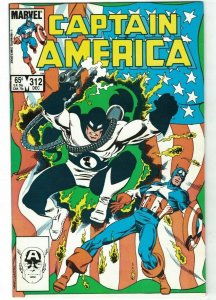 Captain America (1st Series) #312 VF/NM; Marvel | 1st Appearance of Flag-Smasher