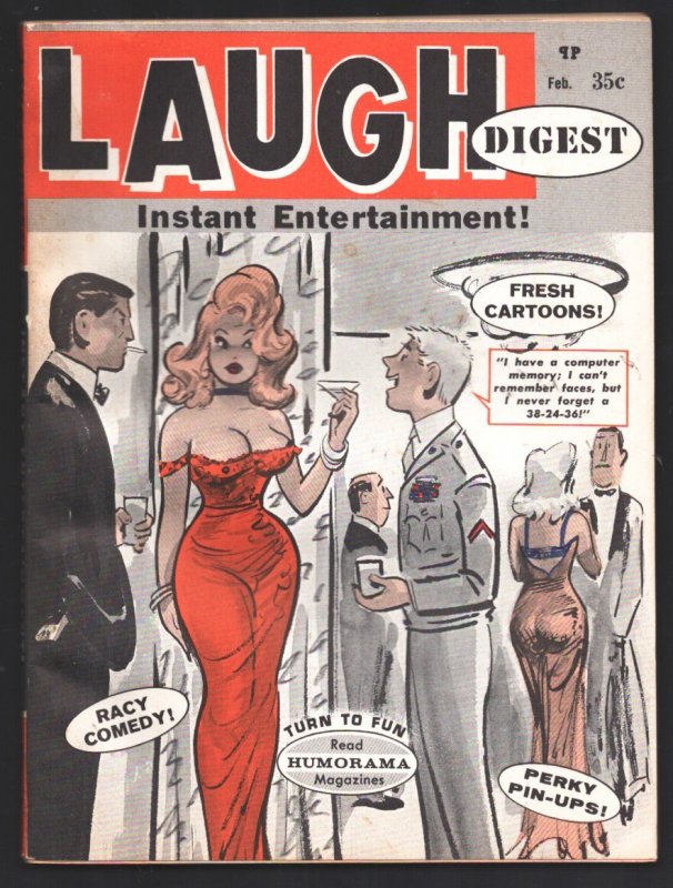 Laugh Digest #78 2/1967-Cheesecake pix-Ward-Wenzel-de Carlo-Tempest Storm