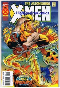 ASTONISHING X-MEN #2, NM+, Apocalypse, Lobdell, 1995, more XM in store