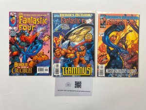 3 Fantastic Four Marvel Comic Books # 3 4 5 Thor Defenders Avengers 15 SM10