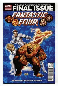 FANTASTIC FOUR #611- Last Issue comic book-Marvel 2012-NM-