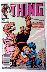 The Thing #31 (1986) Marvel Comics Newsstand Devil Dinosaur 1st Print Comic Book