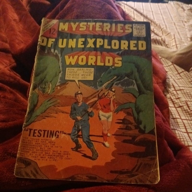 Mysteries of Unexplored Worlds #48 September 1965, Charlton silver age scifi