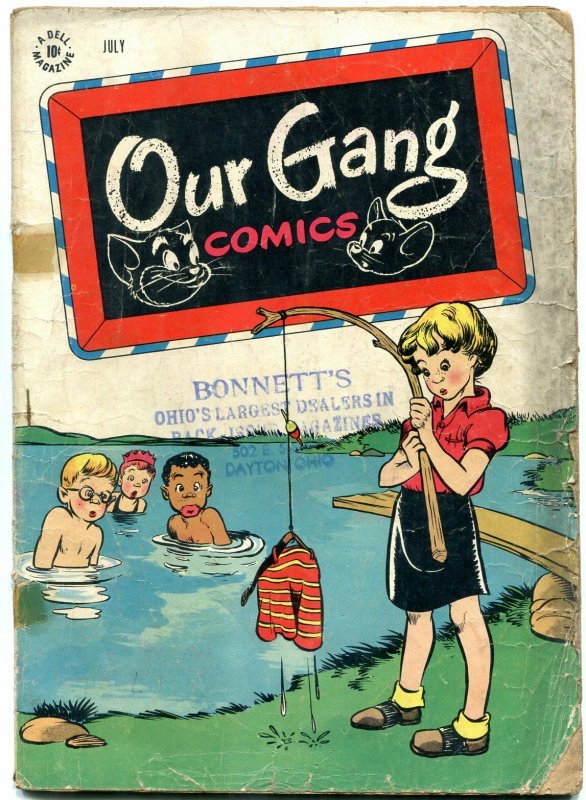 OUR GANG #24 1946-DELL COMICS-CARL BARKS-WALT KELLY-MGM FR/G 