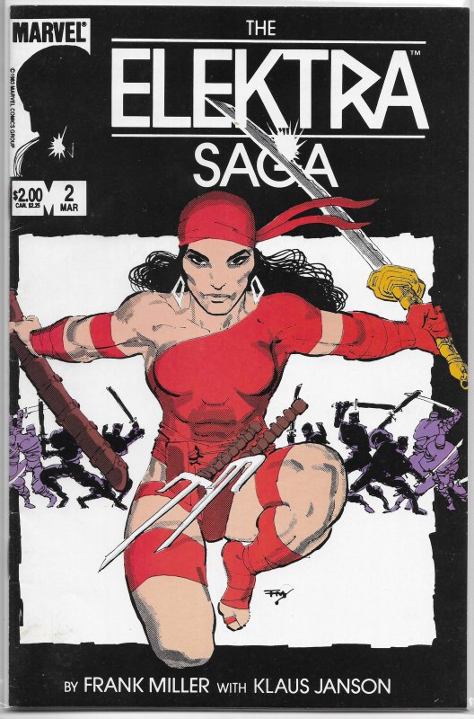 Elektra Saga   #2 of 4 GD/VG (1984) Miller/Janson