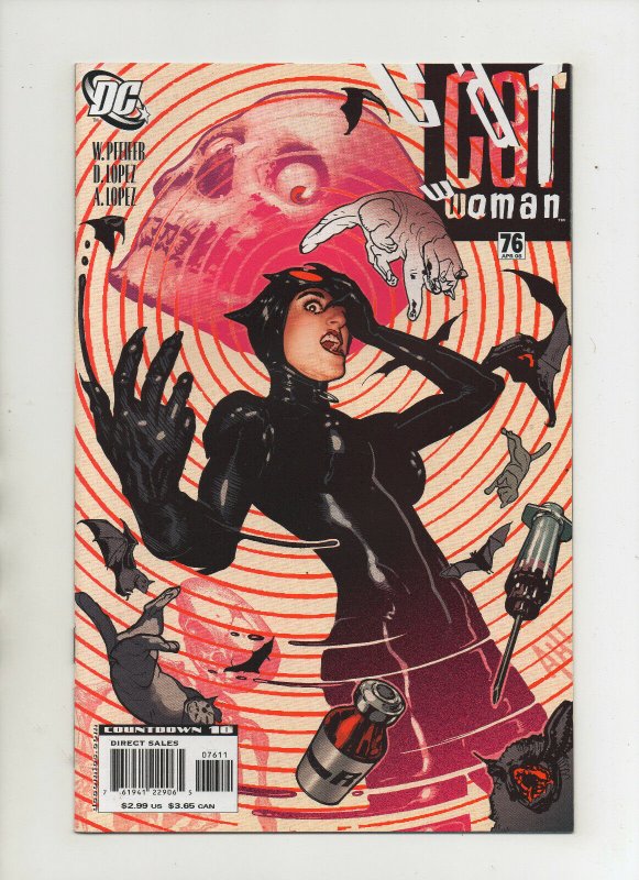 Catwoman #76 - Adam Hughes Drug Cover - (Grade 9.2) 2008