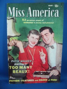 MISS AMERICA MAGAZINE 32 F PATSY WALKER STORIES PHOTO CVR 1950