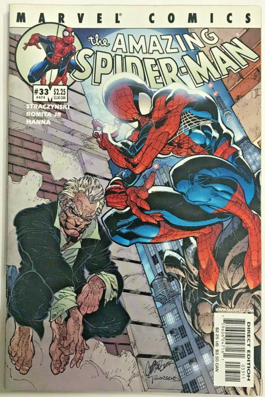 AMAZING SPIDER-MAN#33 VF/NM 2001 J SCOTT CAMPBELL COVER MARVEL COMICS