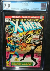 X-Men #97 - 1st App of Lilandra - CGC Grade 7.0 - 1976 