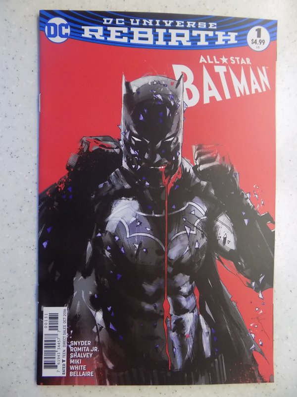 ALL STAR BATMAN(2016) # 1 DC JOCK VARIANT FIRST PRINT