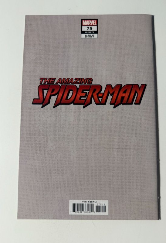 The Amazing Spider-Man #75 Lee Virgin Cover (2021)