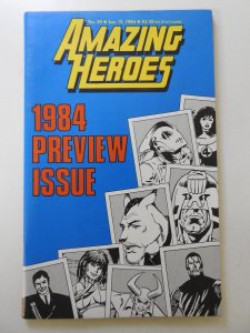 Amazing Heroes #39 (1983) 1st Black Suit Spidey/ Longshot!! VF+ Condition!!