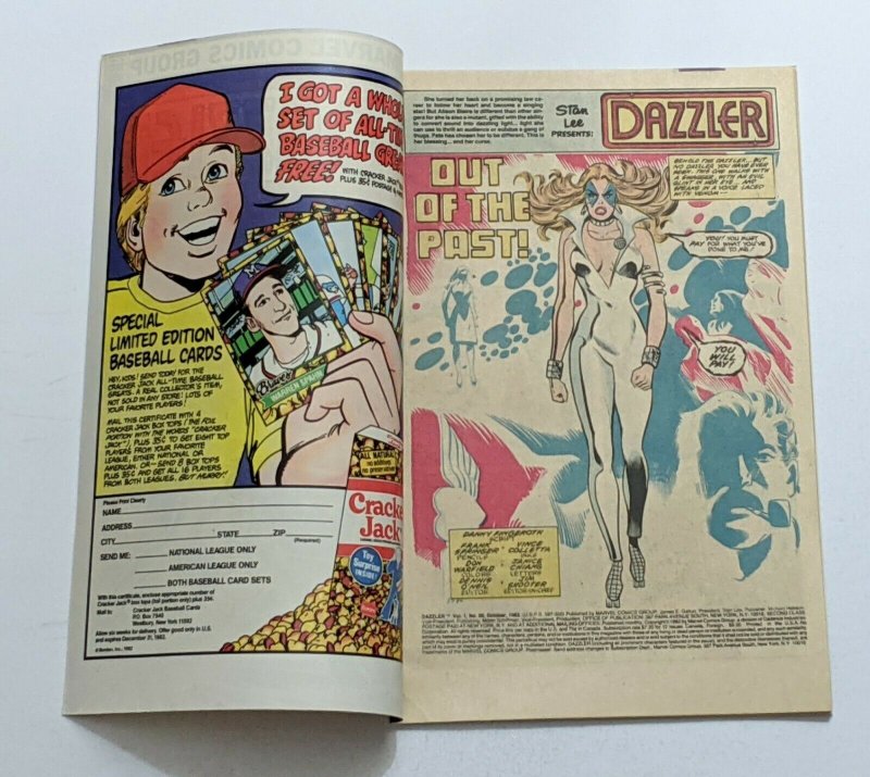 Dazzler #20 (Oct 1982, Marvel) VF+ 8.5 John Romita Sr and Jr cover