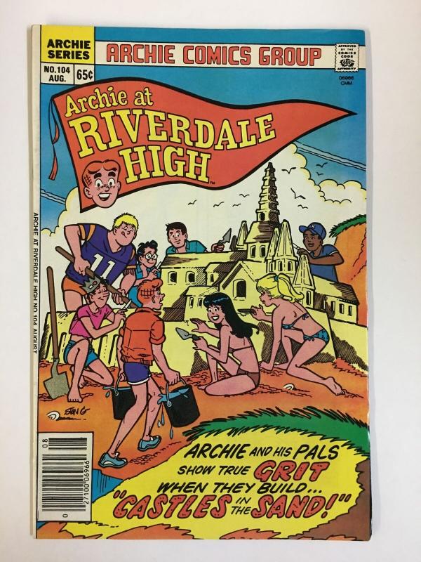 ARCHIE AT RIVERDALE HIGH (1972-1987)104 VF-NM  Aug 1985 COMICS BOOK