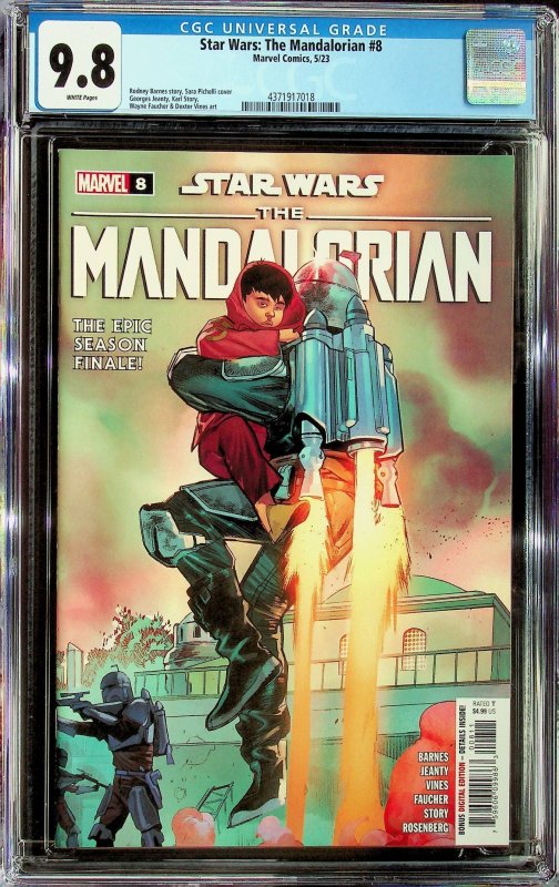 Star Wars: The Mandalorian #8 (2023) - CGC 9.8 - Cert#4371917018