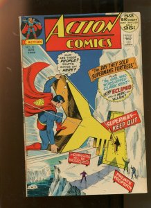 ACTION COMICS #411 (9.0) THE DAY THEY SOLD SUPERMANS FORTRESS 1972