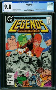 Legends #3 (1987) CGC 9.8 NM/MT