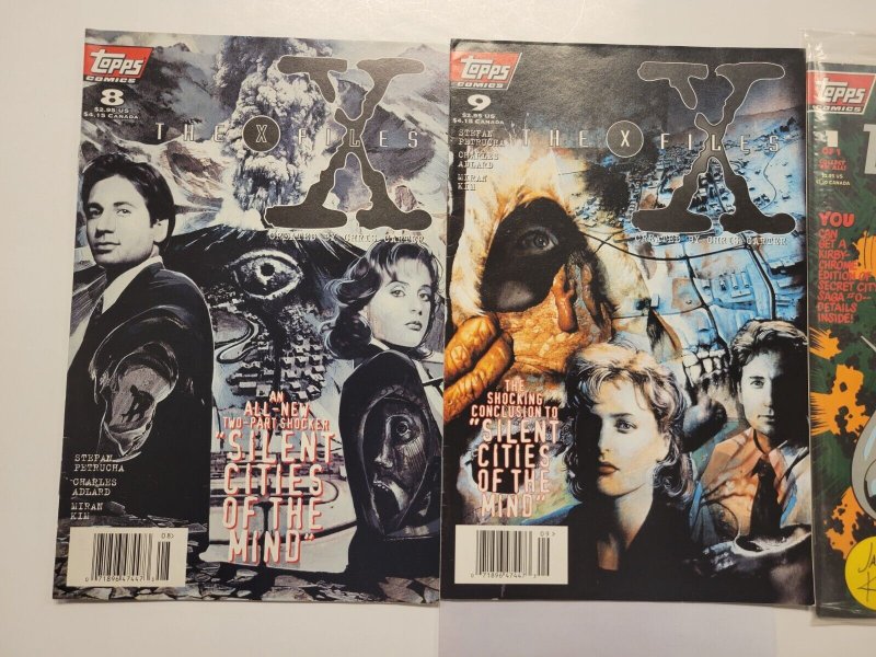 3 Topps Comic #8 9 X-Files + #1 Bombast 35 TJ8