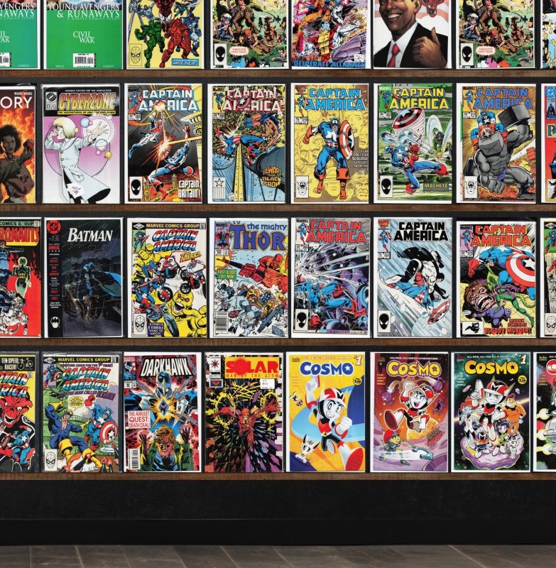 Huge Lot 150+ Comics with Captain America, Batman, Black Panther & More!