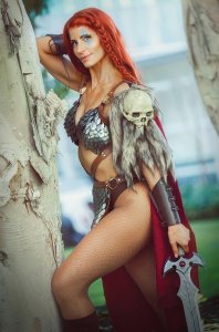 Red Sonja She Devil with a Sword #1 2026 Cosplay 1:10 Ratio Dynamite EB105