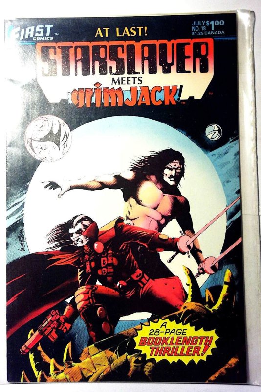 Starslayer #18 (1984) First Comics 1st Print Comic Book