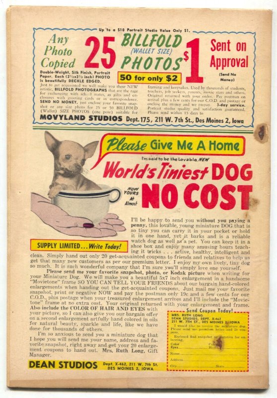 GIRLS' ROMANCES #42 1957-DC Romance-heartbreak FN-