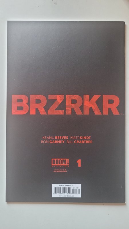 BRZRKR #1 (2021) First Print Grampa Cover