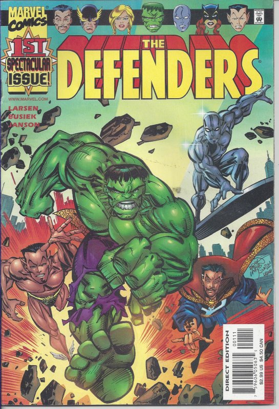 The Defenders #1 (March 01) - Hulk, Doctor Strange, Submariner, Silver Surfer