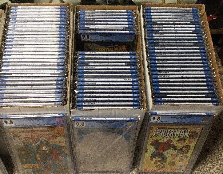 Amazing Spider-man 150-876 Vol 2 1-58 All Cgc 9.8 238 252 298 299 300 301 361 36