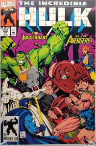 THE INCREDIBLE HULK  #404 1993 JUGGERNAUT VS AVENGERS NM/Mint