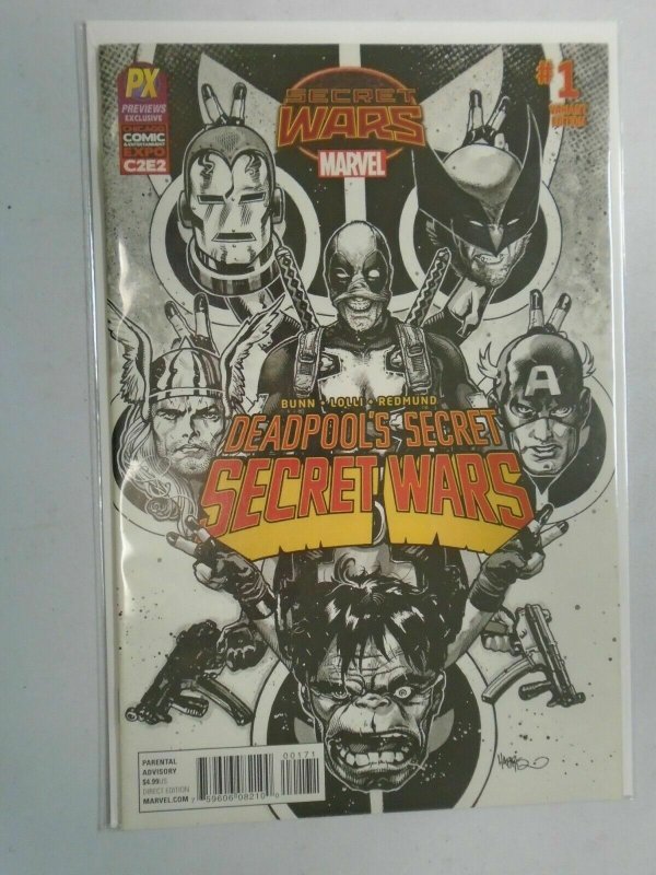 Deadpool's Secret Secret Wars #1 C C2E2 Variant cover 8.0 VF (2015)