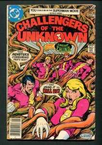 Challengers of the Unknown #82 ( GD )  Newsstand / September 1977