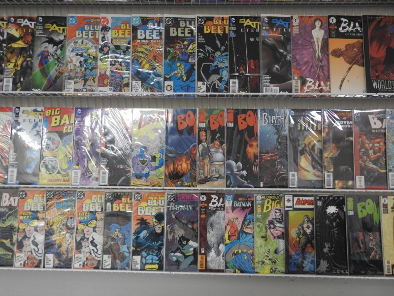 Huge Lot 120 Comics W/ Batman, Superman, Blue Beetle+ Avg VF- Condition!