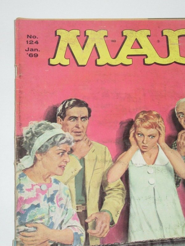 Mad Magazine #124 Norman Mingo Cover January 1969 EC Publications GD