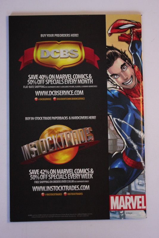 The Amazing Spider-Man #1 Samnee Sketch Cover (2014) Spider-Man [Key Issue] NM