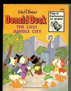 Donald Duck The Lost Jungle City 1975-Whitman-Big Little Book-VG