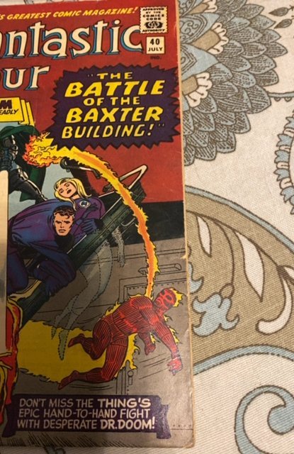 Fantastic Four #40  (1965) Daredevil crossover