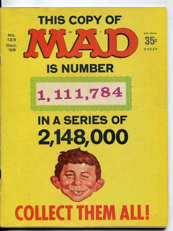 Mad-Magazine-#122-1968-Mingo-Mort Drucker-Don Martin-David Berg-Peanuts