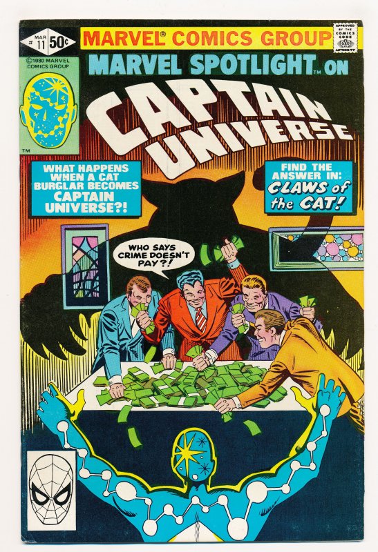 Marvel Spotlight (1979) #11 VF, Captain Universe, Last issue of the series