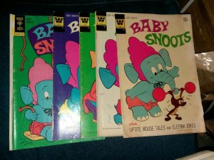 Baby Snoots 5 Issue Bronze Age gold key Cartoon Comics Lot Run Set Collection