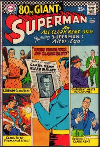 Superman #197 - 80 Page Giant (Grade 8.0 / 8.5) 1967