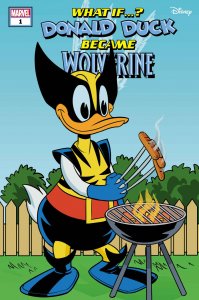 WHAT IF...? DONALD DUCK BECAME WOLVERINE #1 CVR A-D SET OF 4 (PRESALE 7/31)