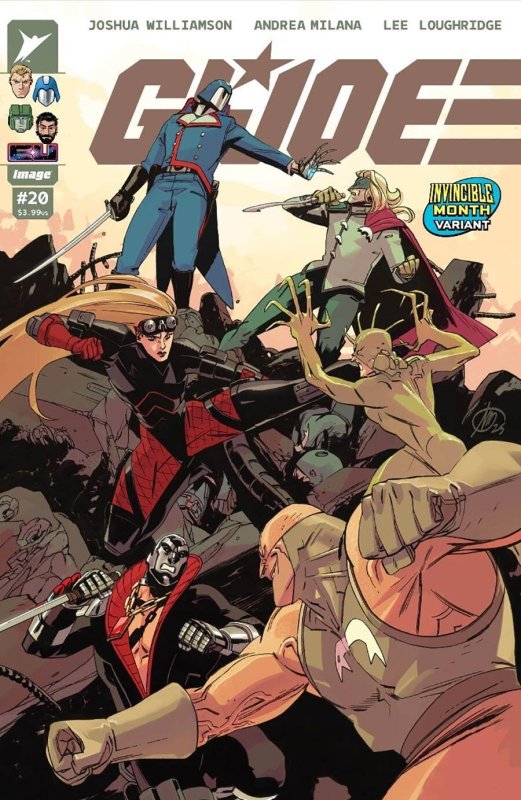 GI Joe #20 2026 Invincible Team-Up Cover F Image Comics EB32