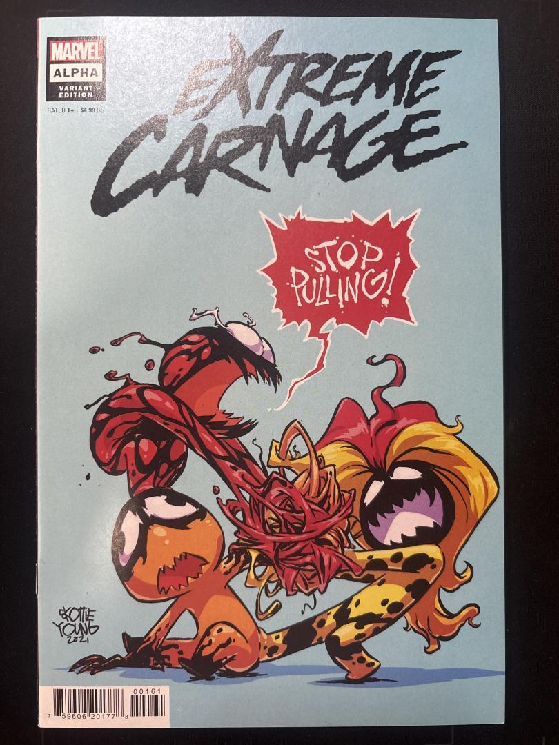 Extreme Carnage #1,  NM Skottie Young Variant Edition, Marvel, 2021