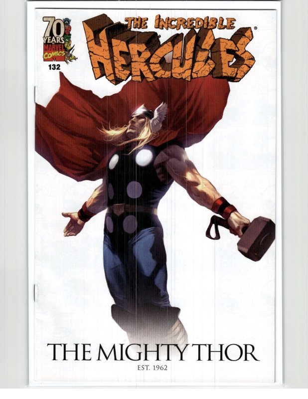 Incredible Hercules #132 Variant Cover (2009) Hercules