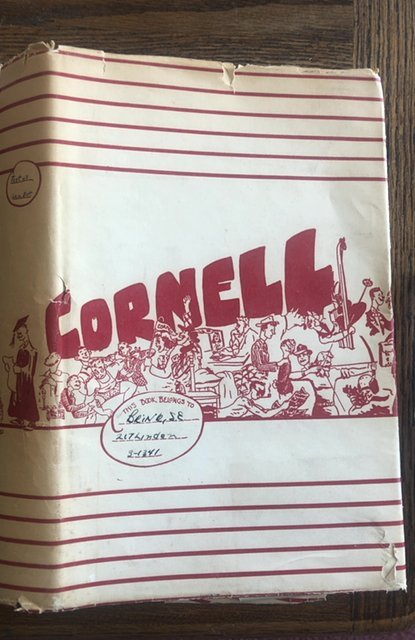 1940-1950 Cornell used textbook cover,