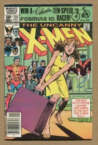 X-Men #151 - Kitty Leaves - 1981 (Grade 7.5) WH